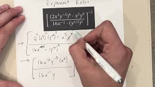 Exponent Rules 8/24/26