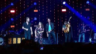"Home sweet" Russell Dickerson with Lady A...