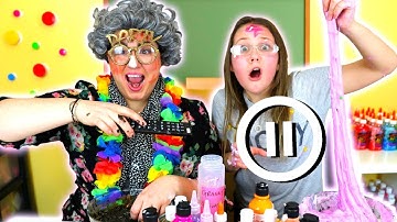 PAUSE CHALLENGE AT SLIME SCHOOL!!