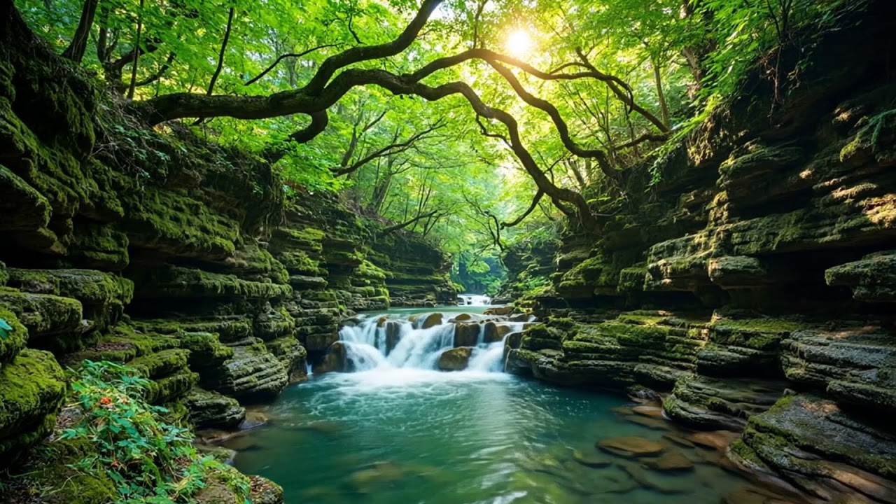 Calming Piano & Water Sounds 💧 Relaxation for Sleep, Healing & Inner Peace,sleep quality Peaceful 3