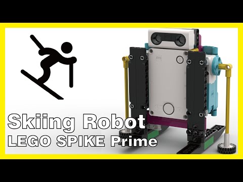 《Skiing Robot 滑雪機器人》 - LEGO SPIKE PRIME | Xiao Pang