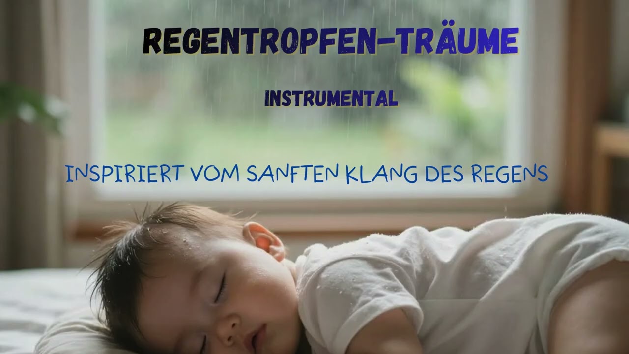 Sanftes Regen Wiegenlied (1H) | Soothing Rain Lullaby for Baby Sleep | Schlafmusik & White Noise
