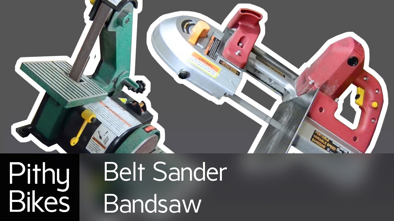 Grizzly Belt Sander and Chicago Electric Bandsaw YouTube