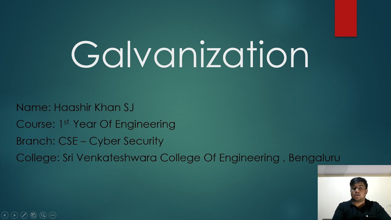 Brief Note On Galvanization YouTube
