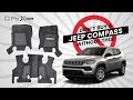 Interior outlook of the new #jeepcompass with Q Po 7D car mats.