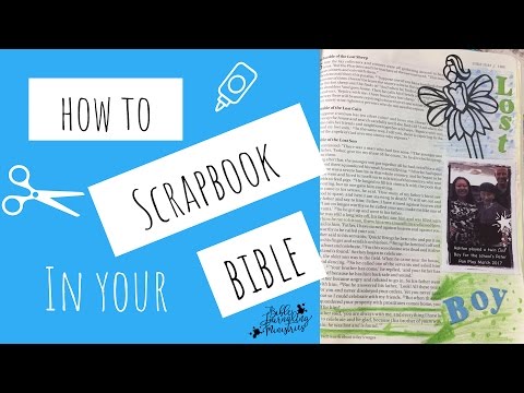 How to Scrapbook in Your Bible and Find the Perfect Scripture