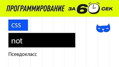 CSS уроки. Псевдокласс not.