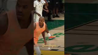 COREY MAGGETTE WITH A SLICK PUMP FAKE AND ONE-HANDED SLAM