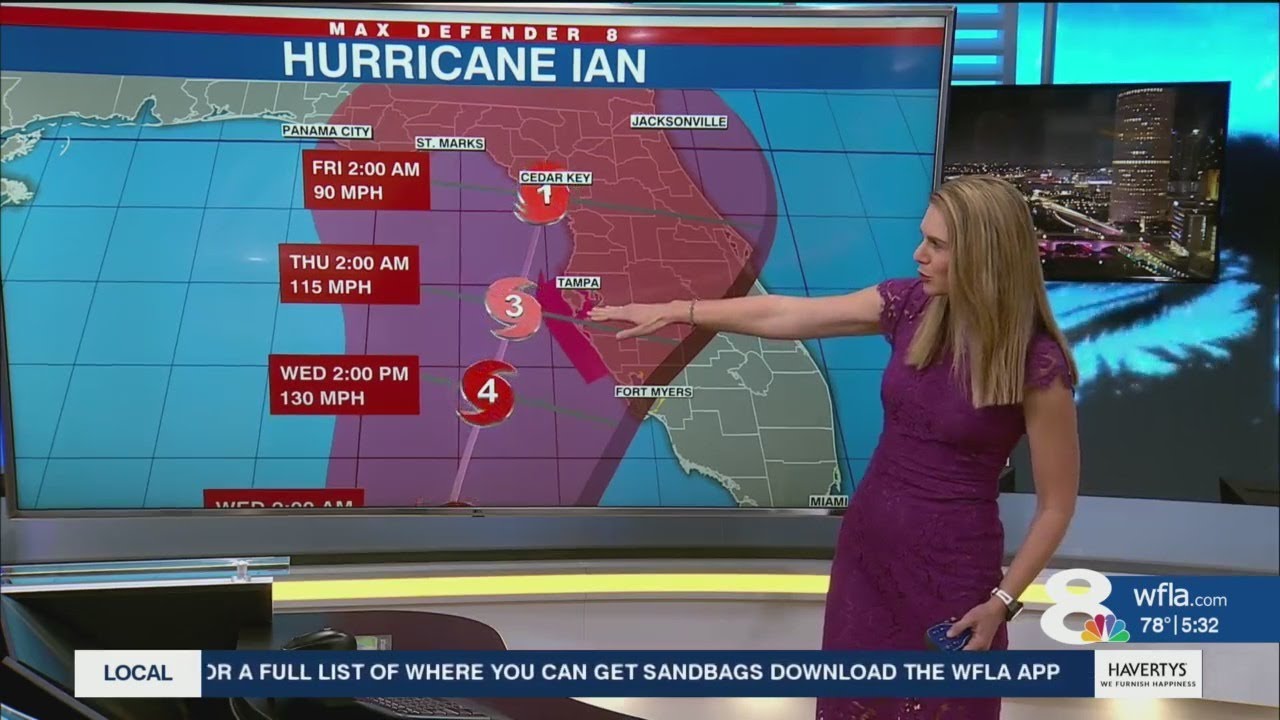 Tampa Bay under hurricane watch ahead of Ian - YouTube