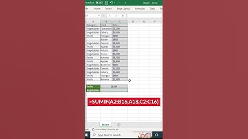 SUMIF function in excel  | Advance Excel Formula | MyExcelGeeks