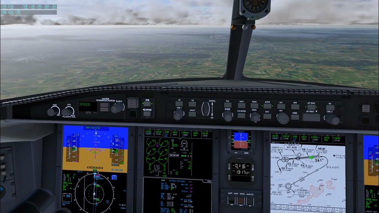 hot Start Challenger 650 Landing at EDDM VATSIM XP11 YouTube