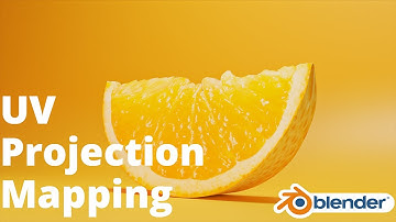 Making A Orange Slice With UV Projection-Mapping Beginner Tutorial || Blender 2.90