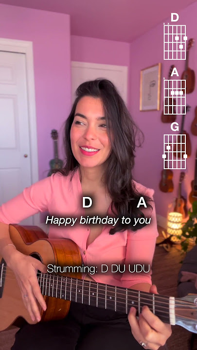 HOW TO play Happy Birthday on Guitar!