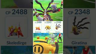Electivire 💪🏻 Giratina ☠️ Skeledirge 🔥 Ultra League 🔮 #pokemongo #pokemon #gbl