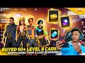 Buying 50 Level 8 Cards Worth More than 20,00,000 Diamonds & I Level 8 All 30 Characters Free Fire