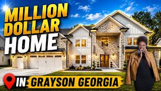 1 08M Luxury New Construction Home in Grayson GA 2 Primary Suites NO HOA