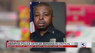 Memphis Police officer still critical after library shooting
