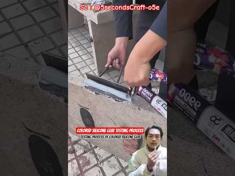 عملية اختبار غراء السيليكون الملون آلة أدوات جيدة شورت تغذية شورت