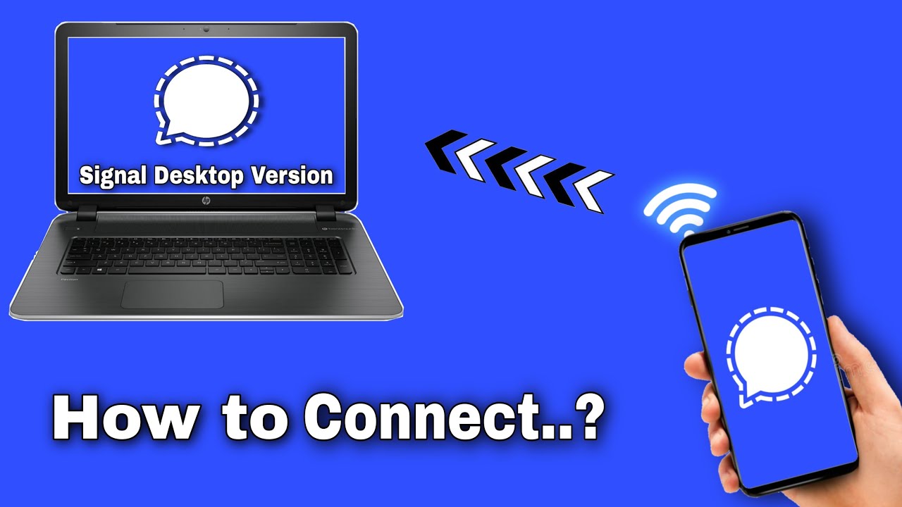 Signal App ko Computer se kaise Connect kare How to Connect Signal