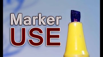 English Calligraphy for beginners with Marker | How to write using cut markers 605 | Cut Marker 605