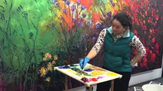 Field of Blooms  |   Impressionism Work in Progress by Erin Hanson (Clips)
