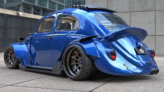 Volkswagen Fusca/Beetle- RWB com Rodas Rotiform CVT