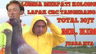 LOMBA MERPATI KOLONG LAPAK CRC TANGERANG EVENT TOTAL 30 JUTA