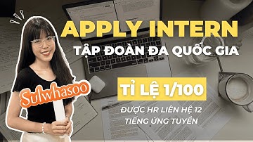 APPLY THỰC TẬP TẠI TẬP ĐOÀN QUỐC GIA | Tiết lộ CV và Portfolio đơn giản nhưng trực quan 🎯