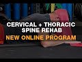 Cervical and Thoracic Spine Rehab - NEW Online Physio Program Released!