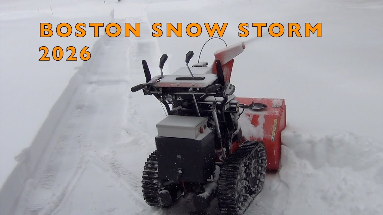 Remote Controlled Snow Rover in the BIG winter storm of 2026