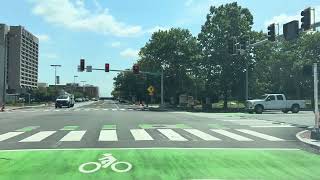 Chouteau Av/4thStreet/ Broadway Av Downtown St Louis MO ASMR