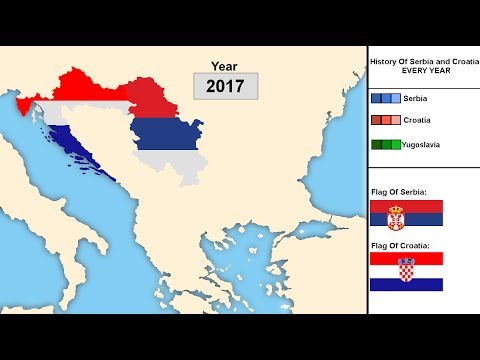 History Of Serbia and Croatia (1230-2017) Every Year