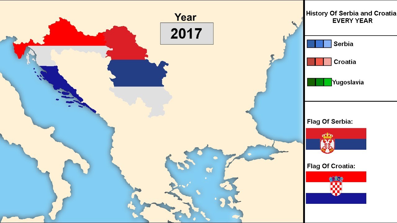 History Of Serbia and Croatia (1230-2017) Every Year - YouTube