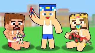 FAKİR, KEREM VE ZENGİN BEBEK OLDU! 😱 - Minecraft