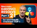 DAVINCI RESOLVE 21 Nouveautés Taches d'arrière-plan !