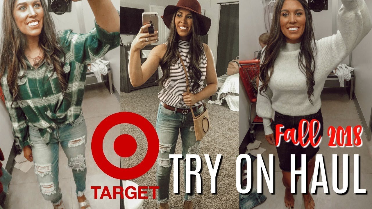TARGET SHOP WITH ME + TRY ON HAUL  2018 | NEW TARGET FALL CLOTHING | VLOGTOBER DAY 4