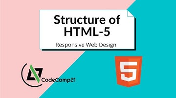 Html tags Part-13(Structure of Html-5) | Responsive web design (Bangla) | for Beginners