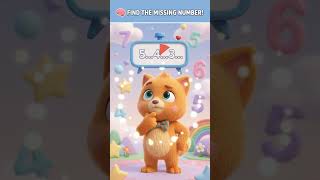 Can You Find the Missing Number 🧠🔢 | Number Pattern Challenge for Kids #kidscartoon #kidschallenge Guide
