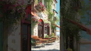 Autumn Rooftop Morning Twilight Glow 🍁 Relaxing Smooth Jazz Piano with Gentle Coffee Background screenshot 5