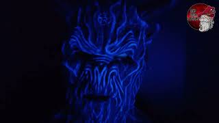 Baeldorfyr The Demon Silicone Mask Black UV Lightning by Mind Magic Studios