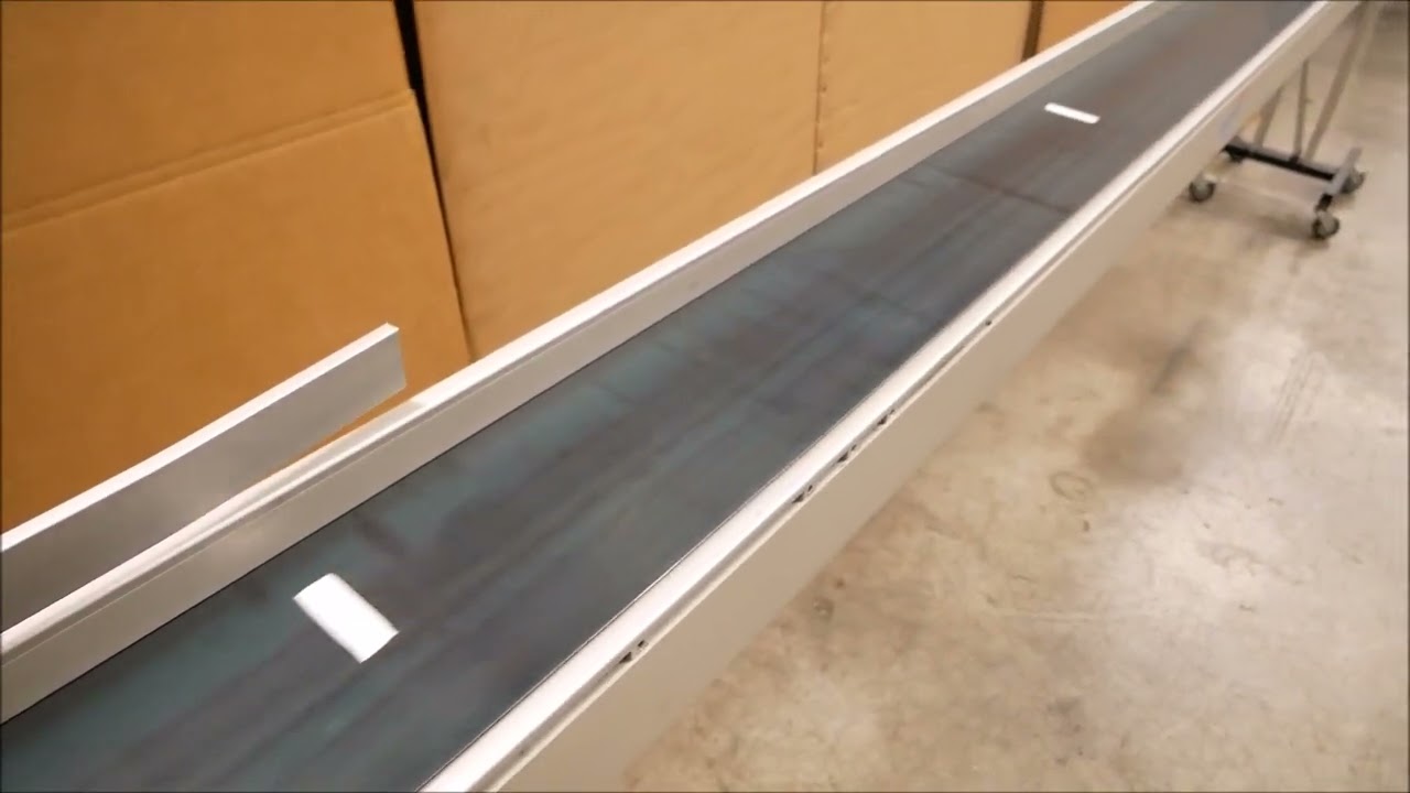 MTF Technik type GL-HM 010 mobile conveyor, length approx. 4600 mm