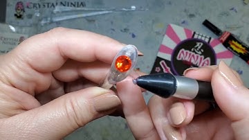 Ninja Super Grip Glue and Cocktail Sticks! How to Bling! Crystal Ninja at it again!