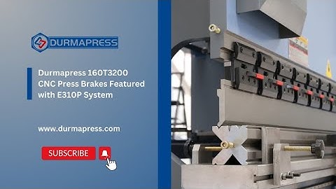Durmapress 160T3200 CNC Press Brakes Featured with E310P System