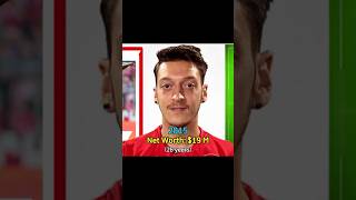 Mesut Ozil net worth evolution #networth #evolution #football #throughtheyears #shorts