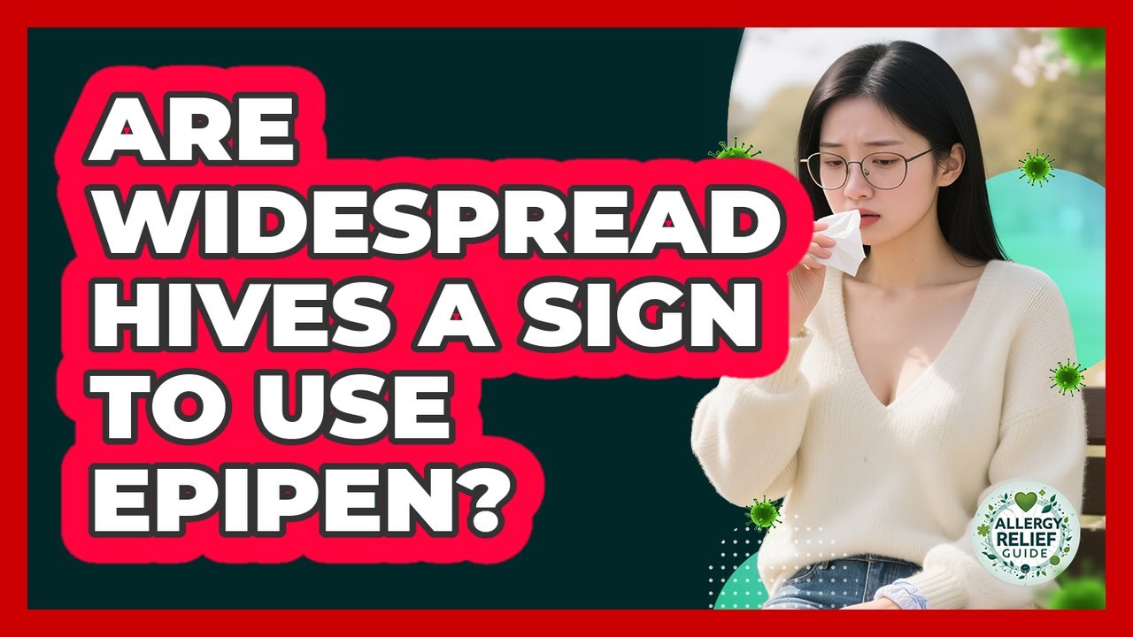 Widespread Sign Are Widespread Hives A Sign To Use EpiPen? - YouTube