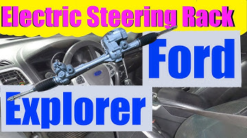 Ford Explorer Electric Rack and Pinion Replacement not super hard kinda easy