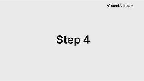 How to sign up for a Nomba account on iOS