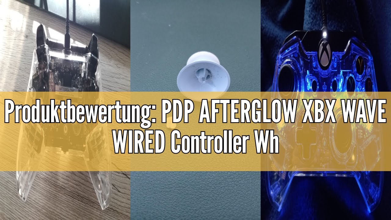 Produktbewertung: PDP AFTERGLOW XBX WAVE WIRED Controller White for Xbox Series X|S, Xbox One, Offic