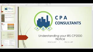 Understanding your IRS CP2000 Notice