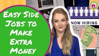 Easy side jobs to make extra money ...